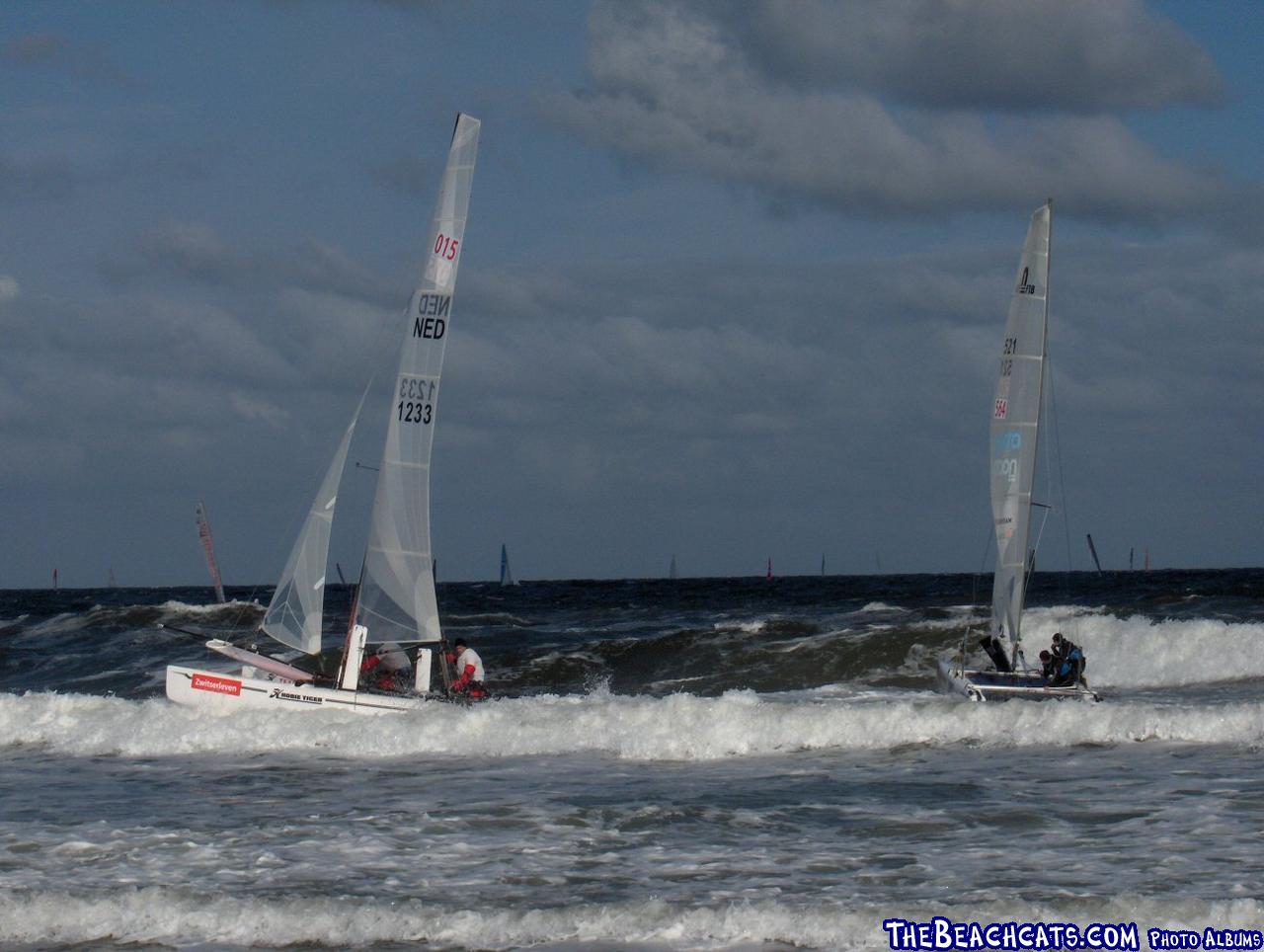 Punching through the surf