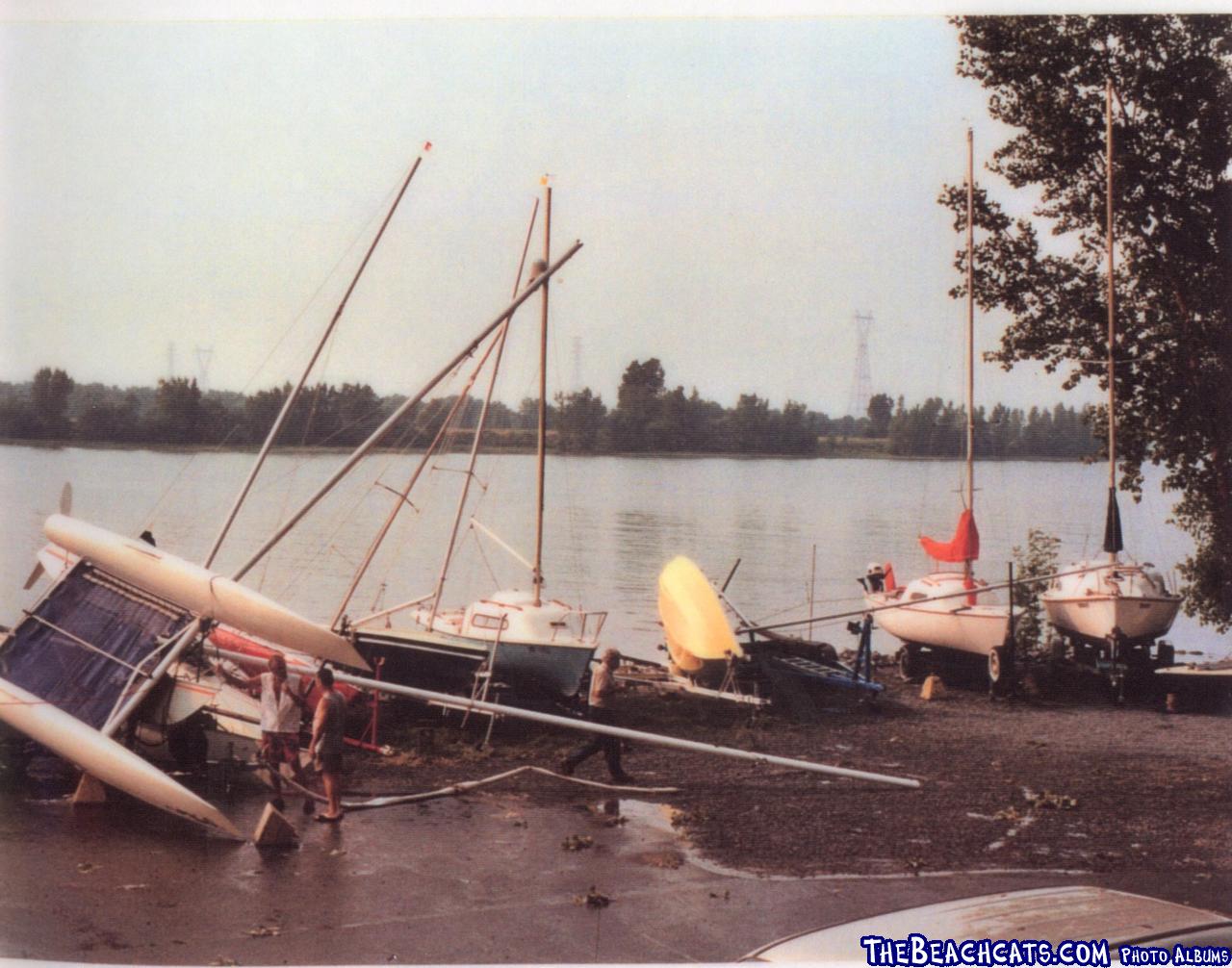 Local storm august 2002 - DeMezy club, Boucherville, Quebec, Canada