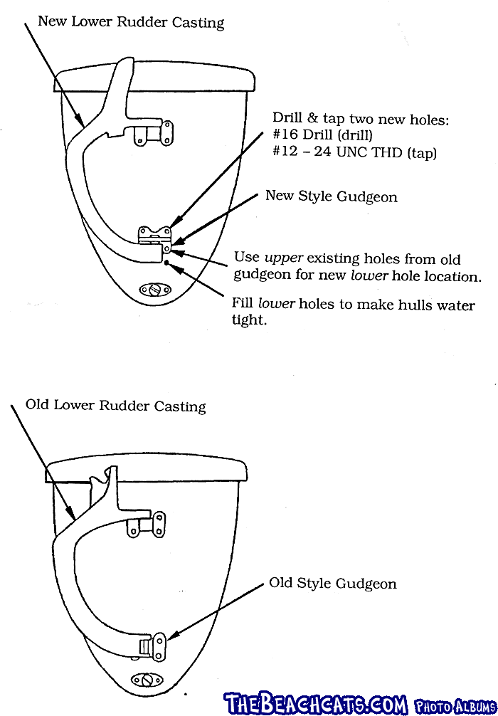 Hobie 18 Rudder Upgrade