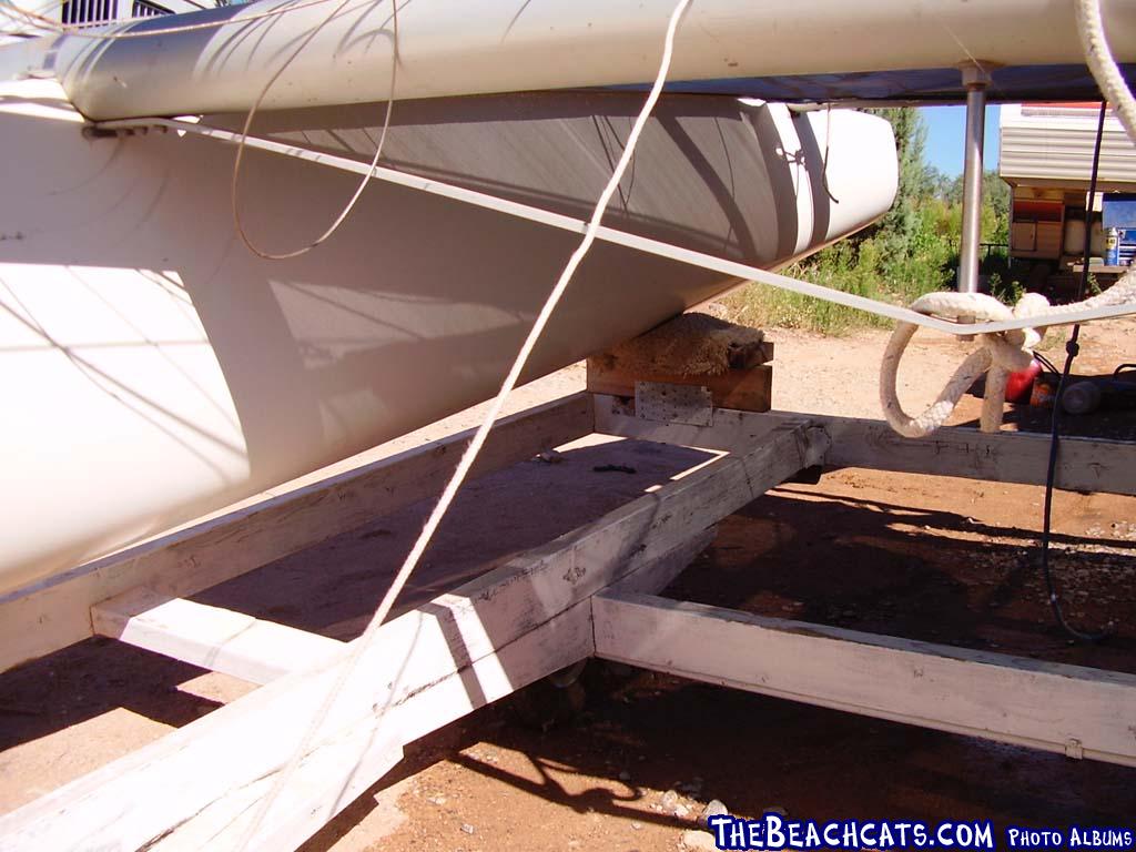 Rear of Beach Trailer