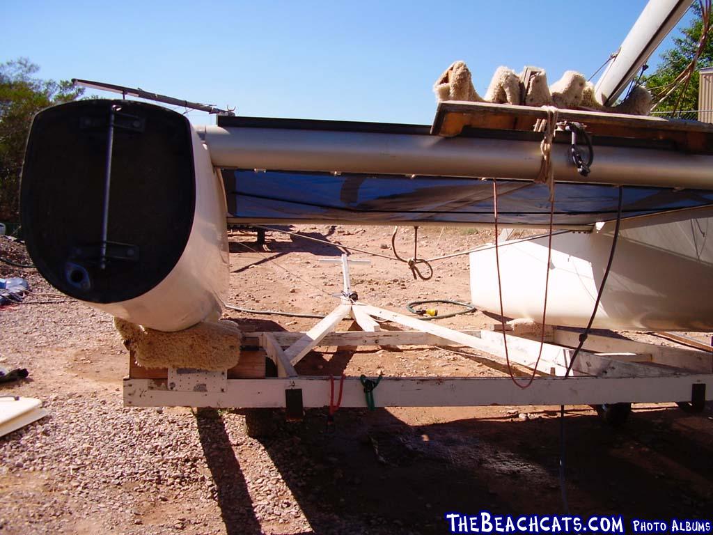 Rear of Beach Trailer