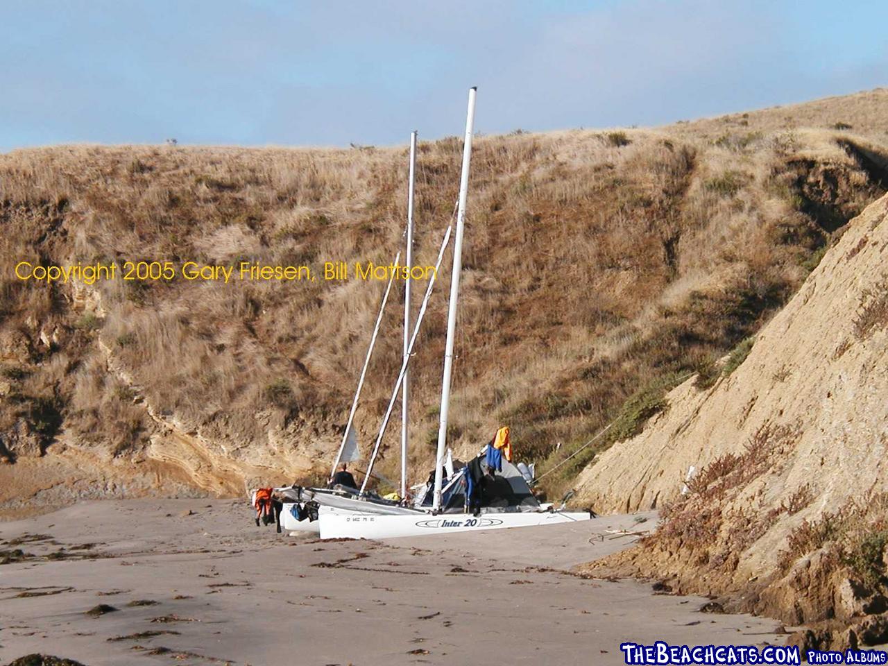 After 45 miles of ocean sailing