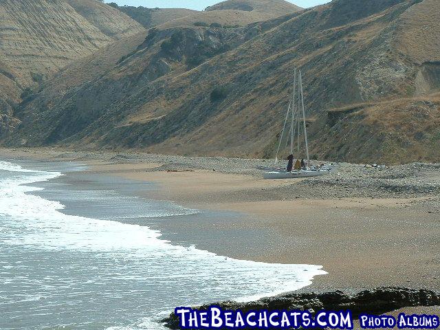 Boats on Santa Cruz Island