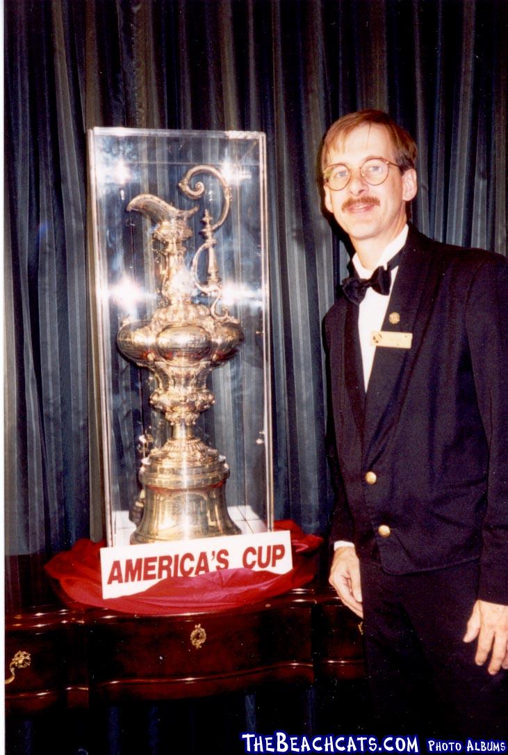 Brian accepting The Cup for Team Goose