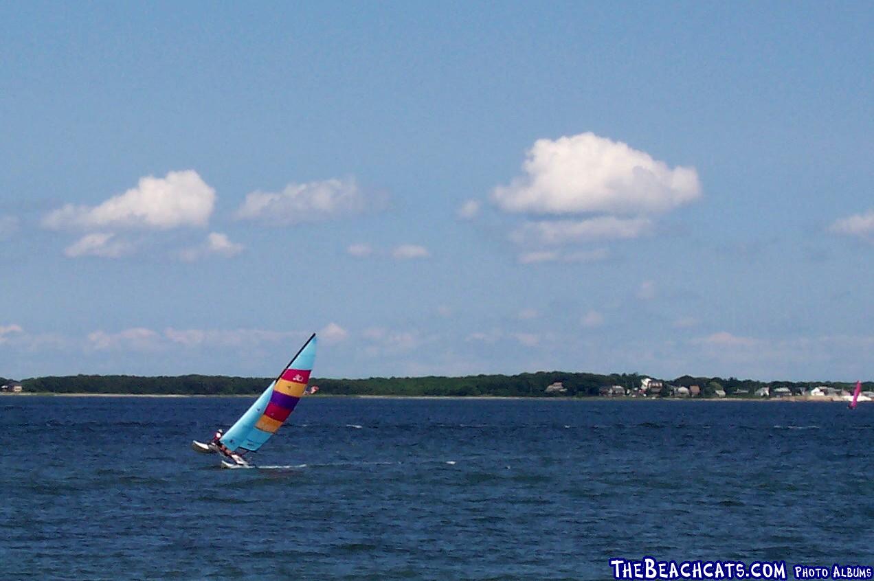 Ray fun sailing at the '04 Buzzard