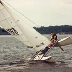 Cross Lake - PAUL Flying HOBIE 18