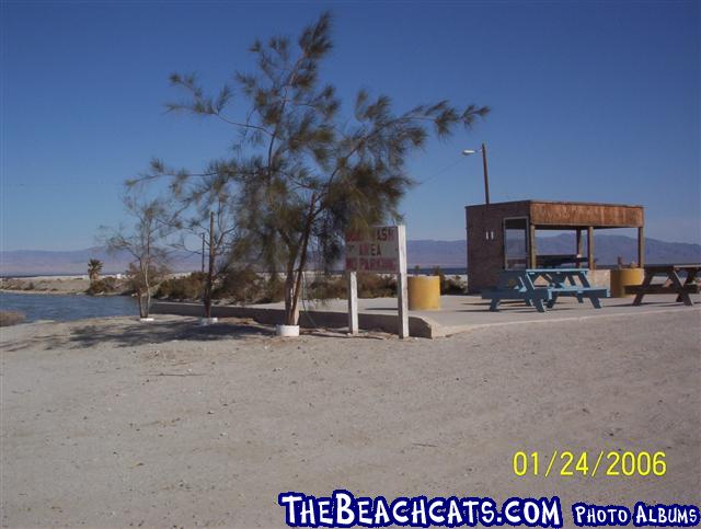 Boat wash area and fish cleaning hut