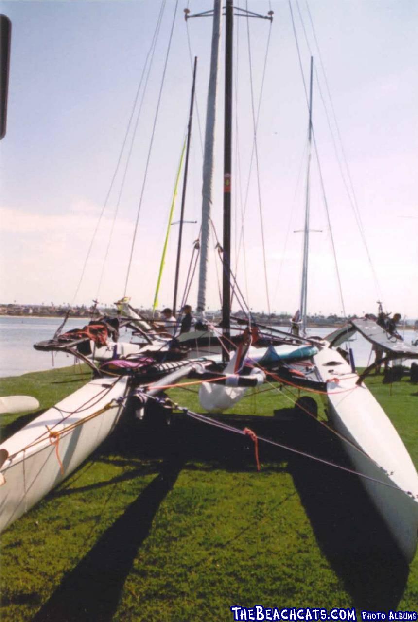 Lee Wick\'s Hobie21SE at SD Catfight 2003