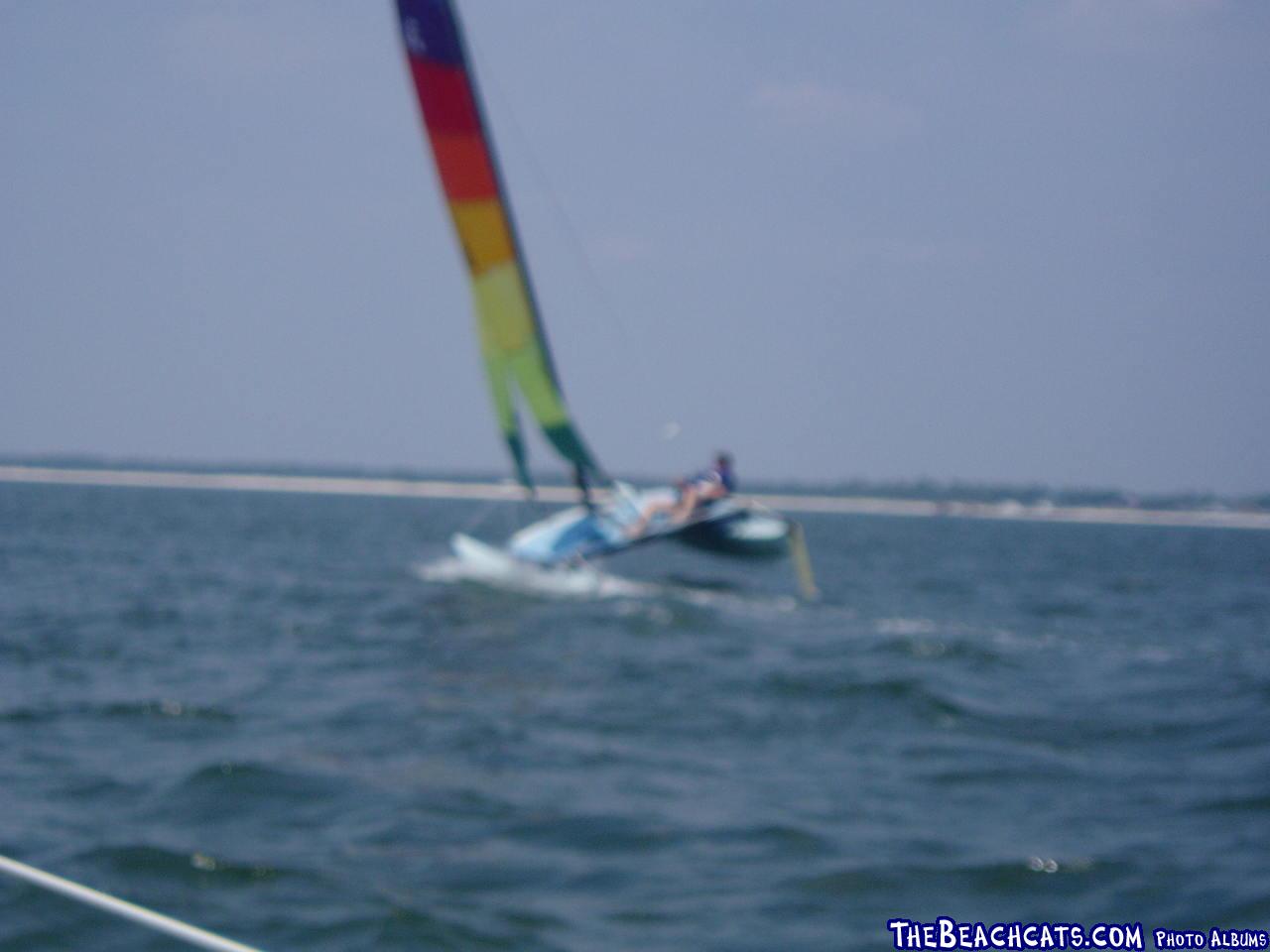 2005-09-02 Sail (23) - hull-flying - blurry... too bad.