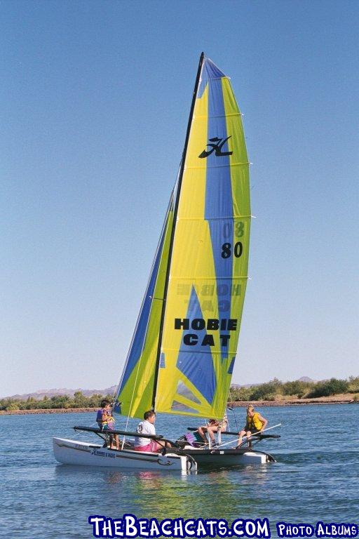 Hobie Pacfic 18 Sailing the Colorado River