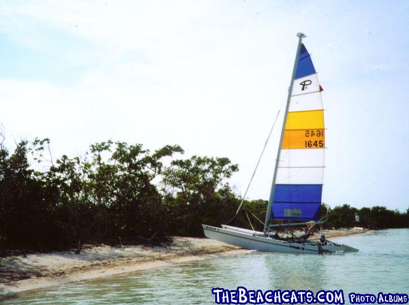 Beached on Nest Key (Florida Bay, Everglades National Park)