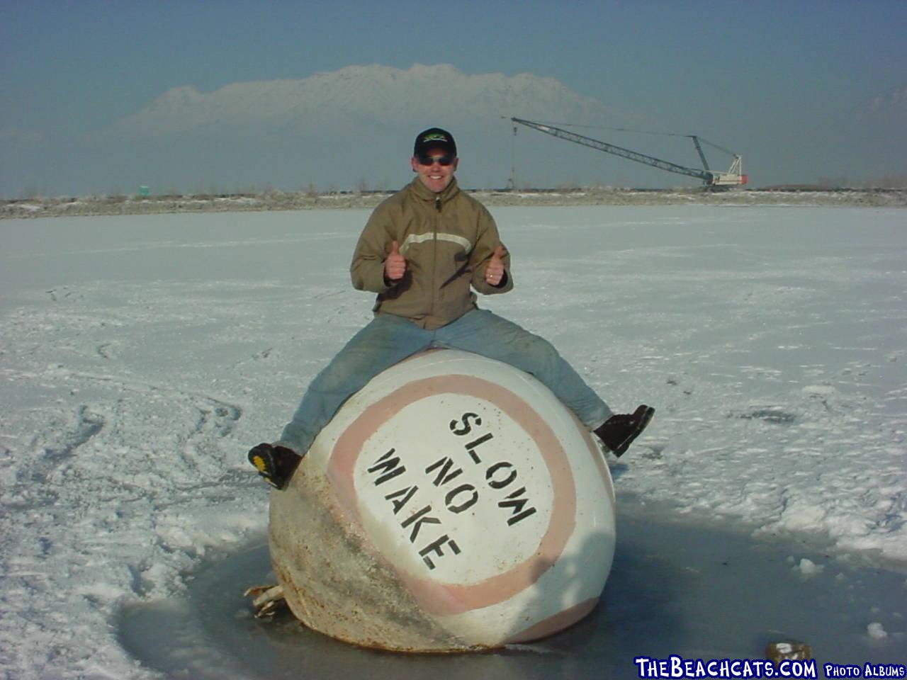 Favorite Sailing spot with 8in of ICE!!!