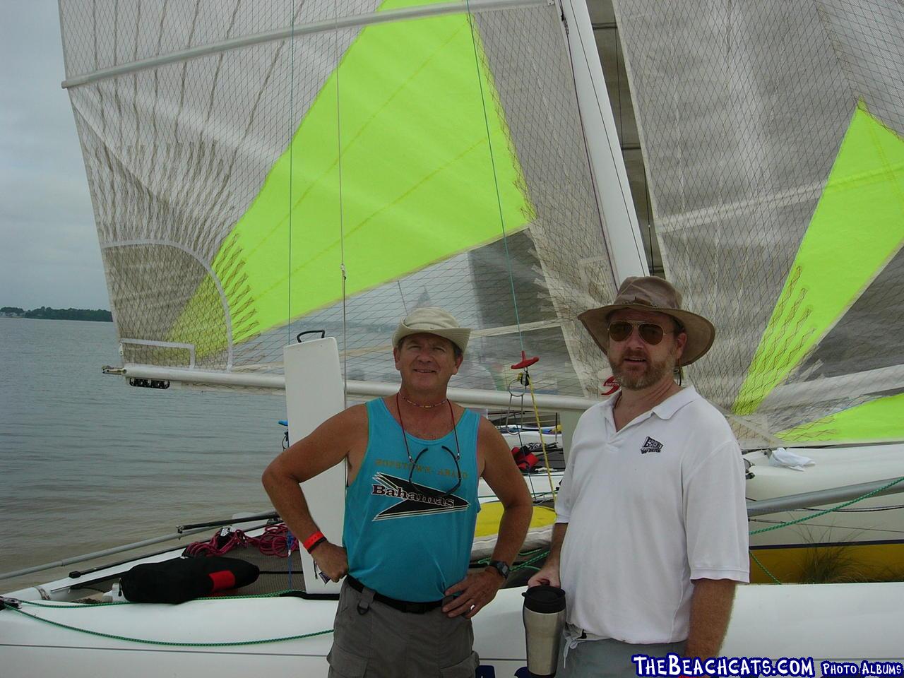 Terry and Eric with "Carbon Copy" at Juana's 2004