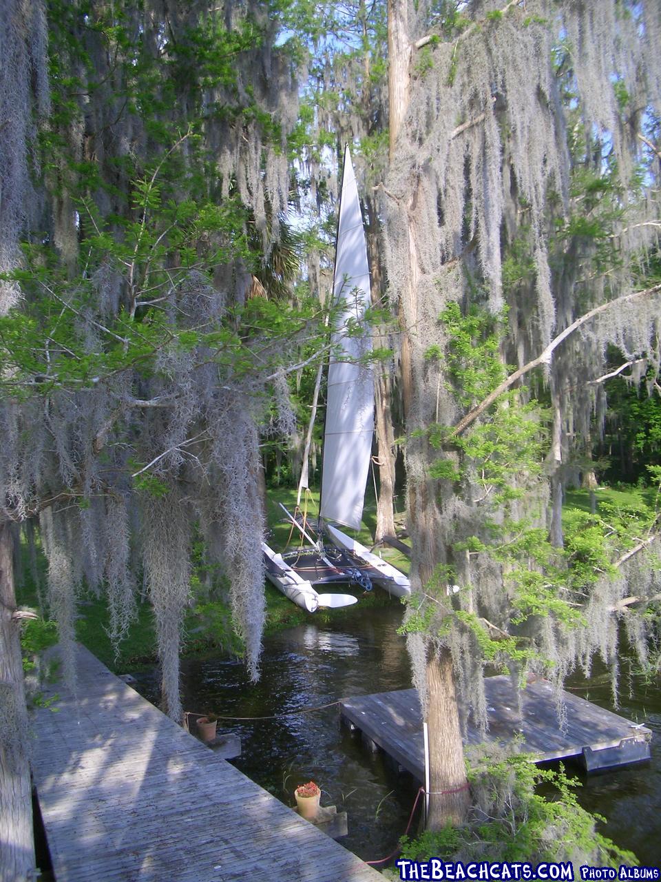 Inland lake sailing