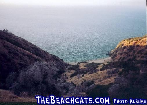 Sunset at Goat Harbor.  Whisk is the white dot on the left beach.