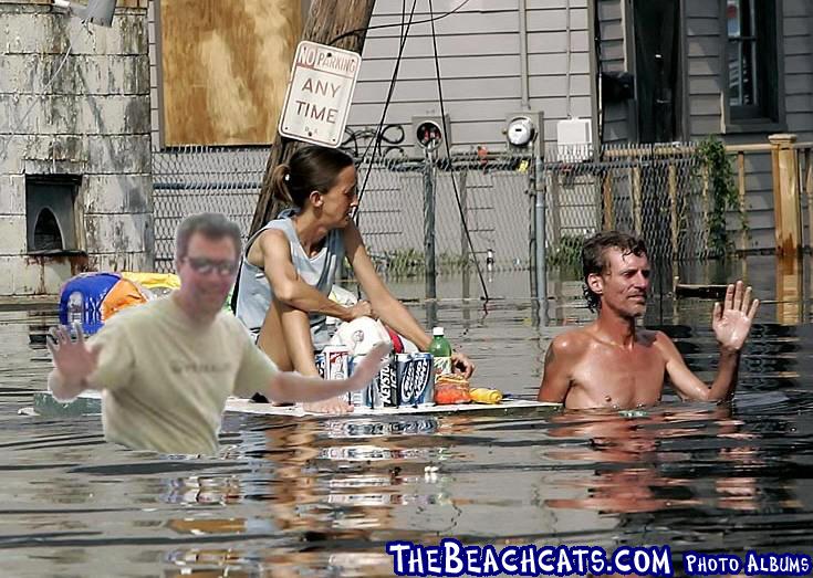 Gary does his part helping Katrina victims find refreshing beverages... by Rob V.