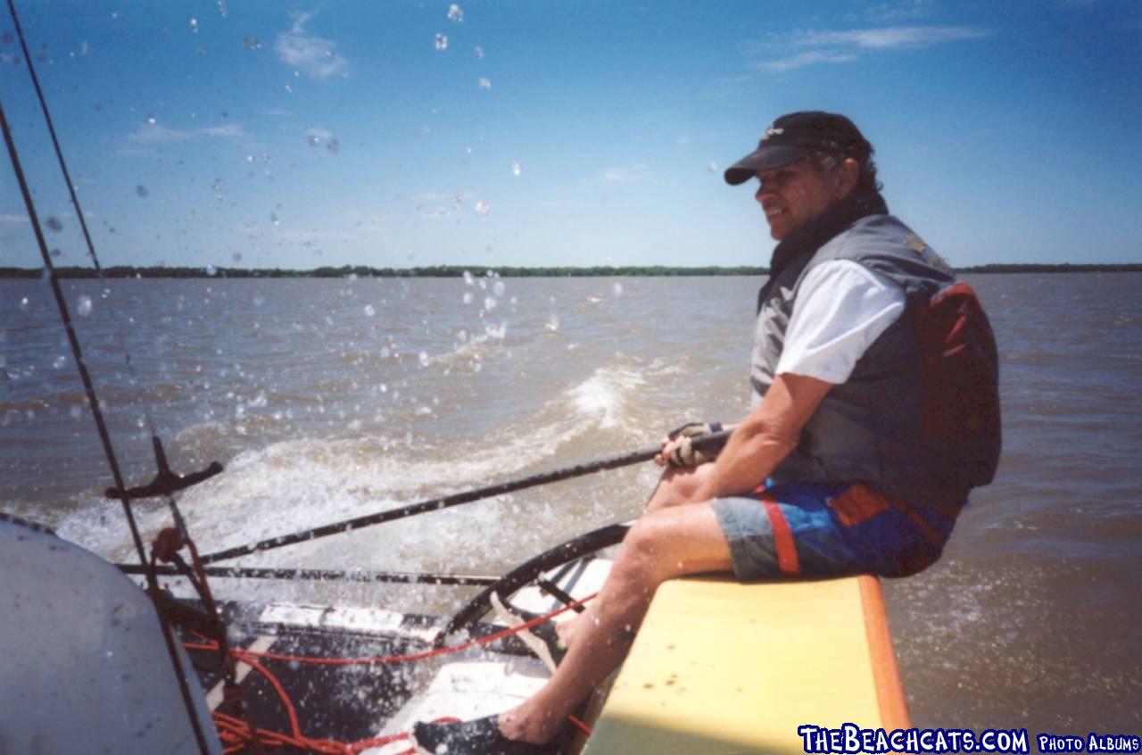 AL on Hobie 18M - CHENEY LAKE, KANSAS