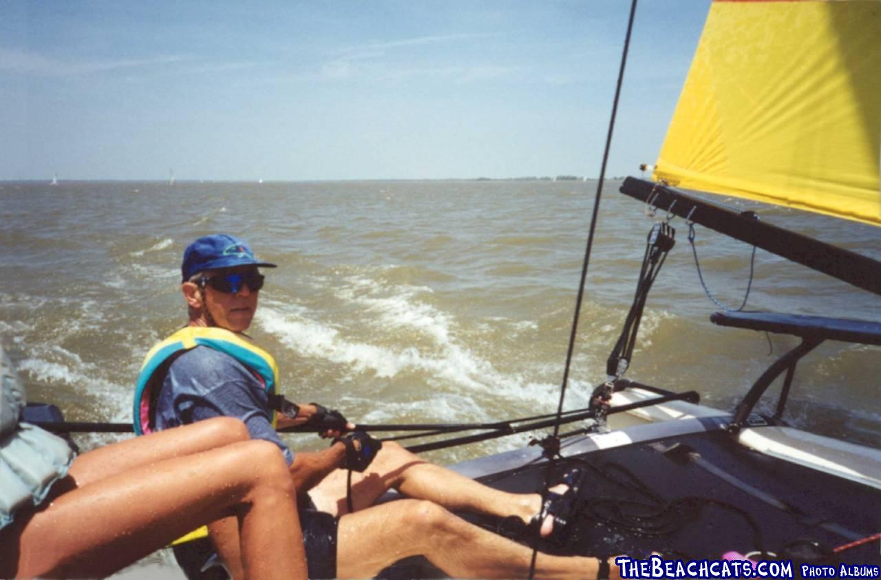 MIKE on HOBIE 18M, Cheney Lake, KS