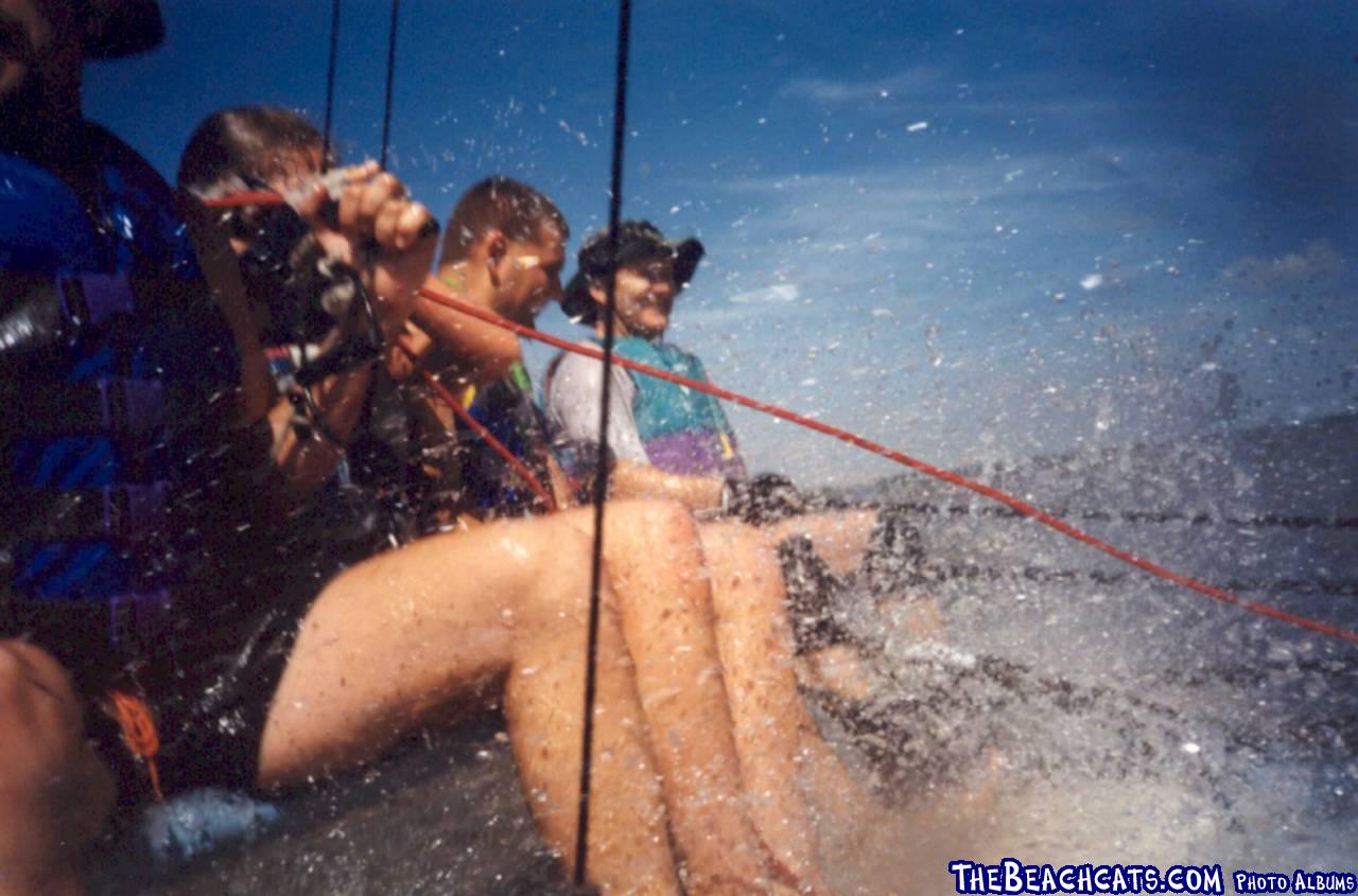 PAUL PRICE and 4 Crew (Total = 5) on HOBIE 18M, Cheney Lake, KS