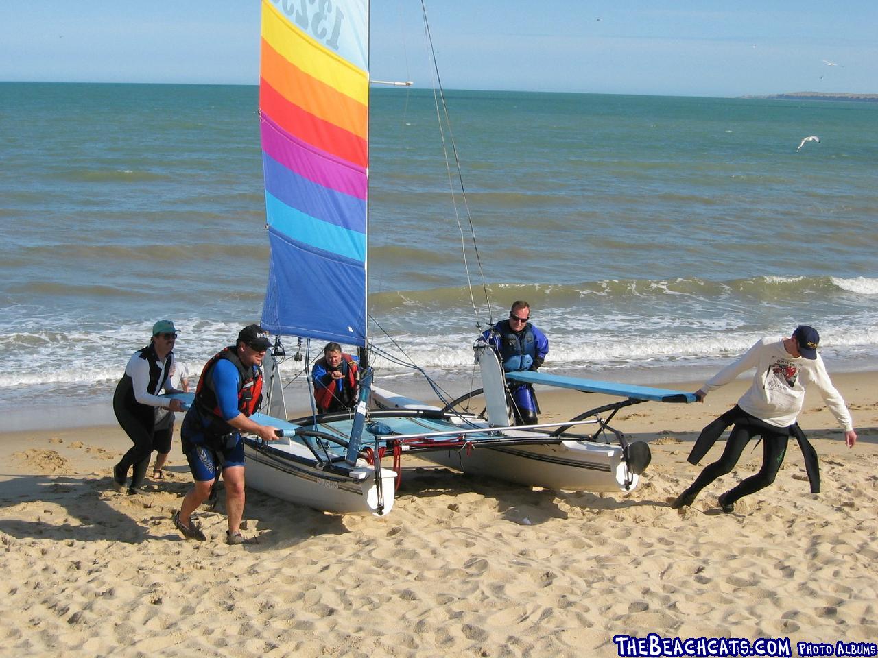 Sure seems like I spent all week pulling boats up the beach but nobody worked harder than Lee.  That guy was always there to len