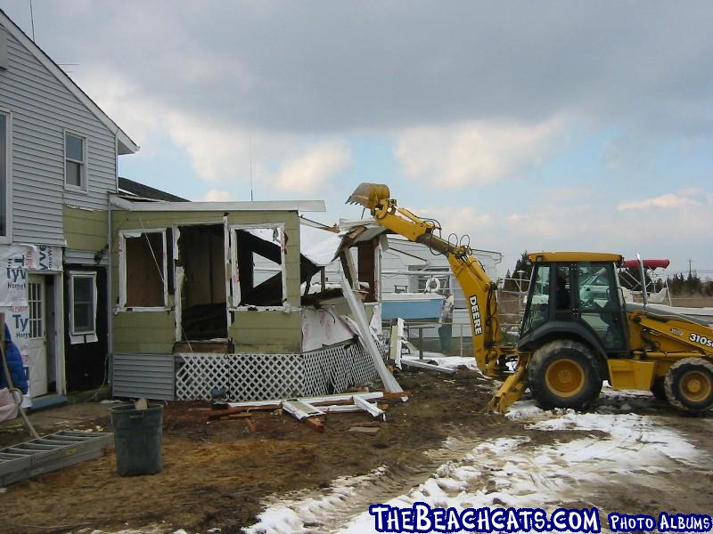 removing the old sunroom