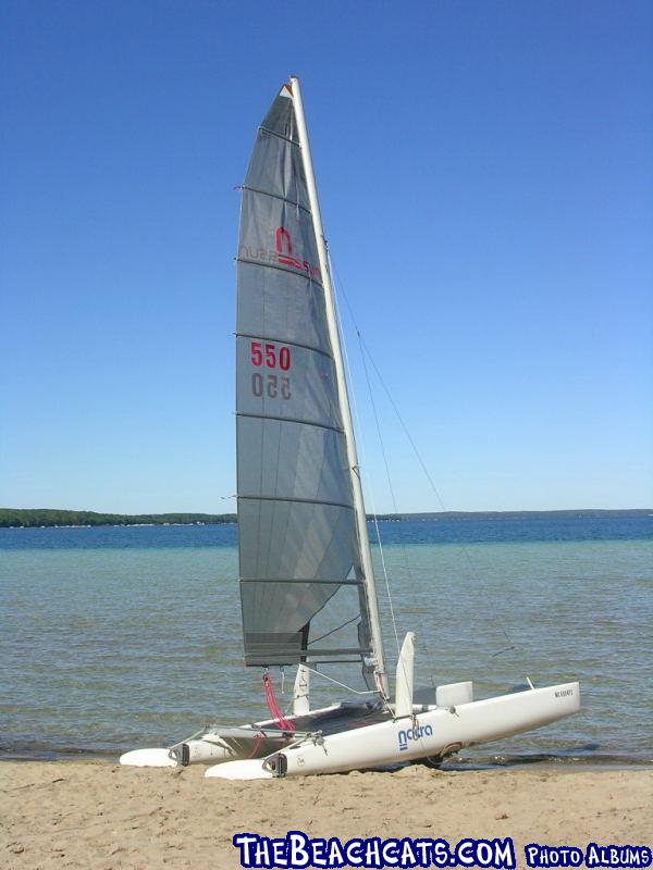 95 Nacra Uni with 550 Main Sail