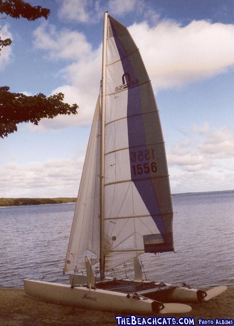 1995 Nacra 5.8 NA with #1556 Main Sail