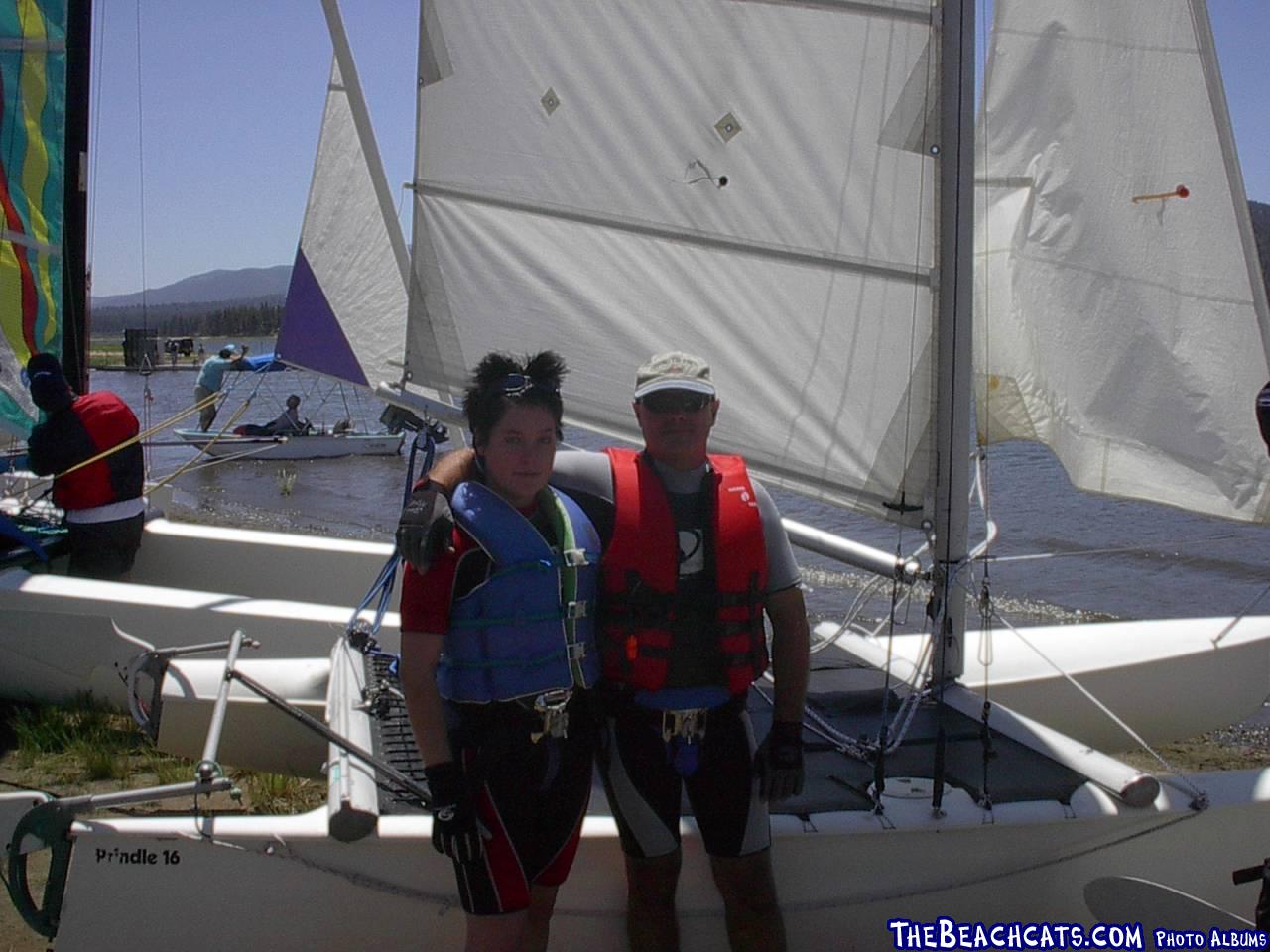 Mike and Carly ready for a brave new adventure