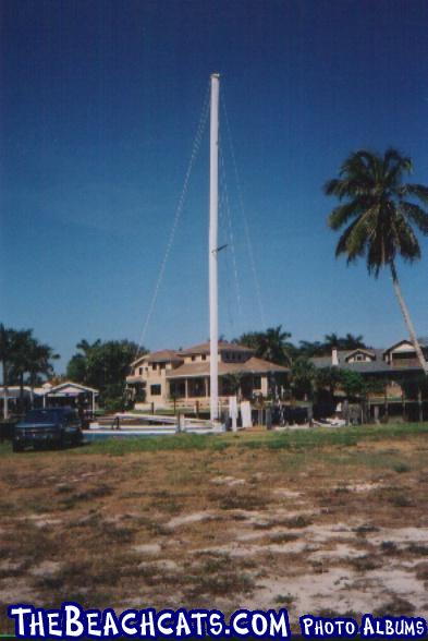 At home downtown Naples, FL 5/04. 
More pictures to follow soon. Hopefully chase boat shots while under full sail.
