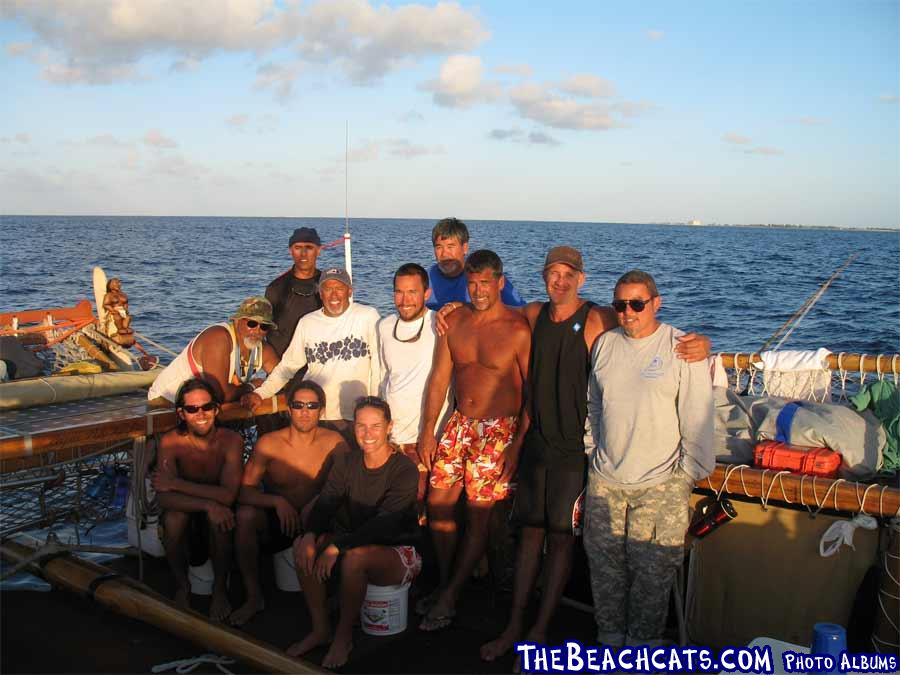 Hokulea Crew off of Johnston Atoll