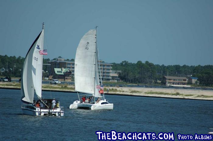 The cruising fleet prepares to start