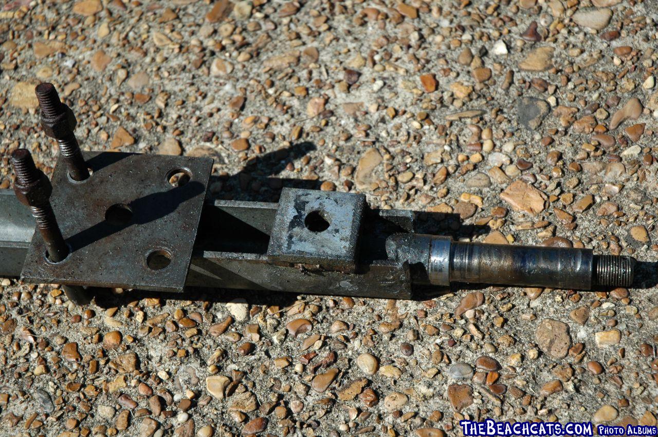 Damaged Axle Spindle