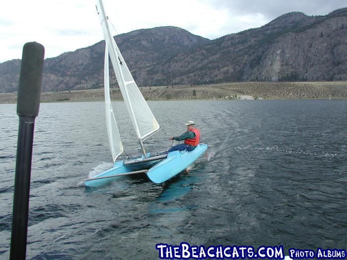 Roy Smith from Canada, crossing the finish line