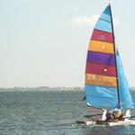 Cindi and FLoyd Hobie 18M