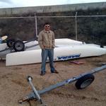 Nacra Tipped Over 1