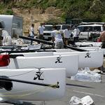 Tiger Worlds 2005 Set Up Day~Putting together boats out of the containers