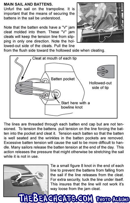 Hobie Battens with Slot-End Caps