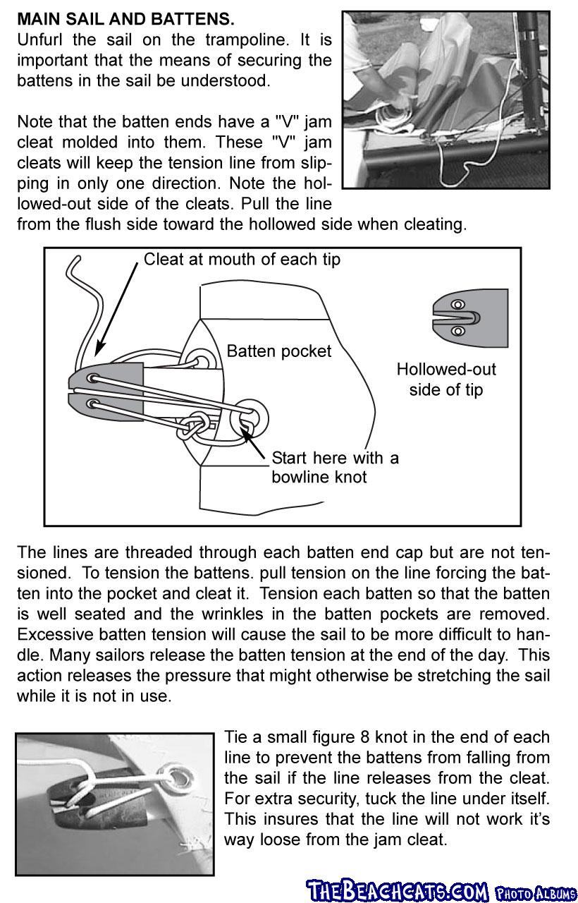 Hobie Battens with Slot-End Caps