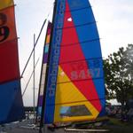 Damon's new sails