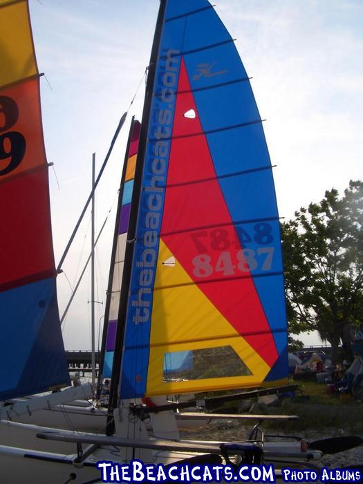 Damon's new sails