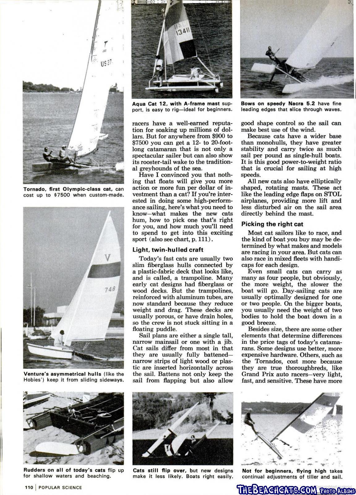 p. 110 How to get started in hot rod sailing