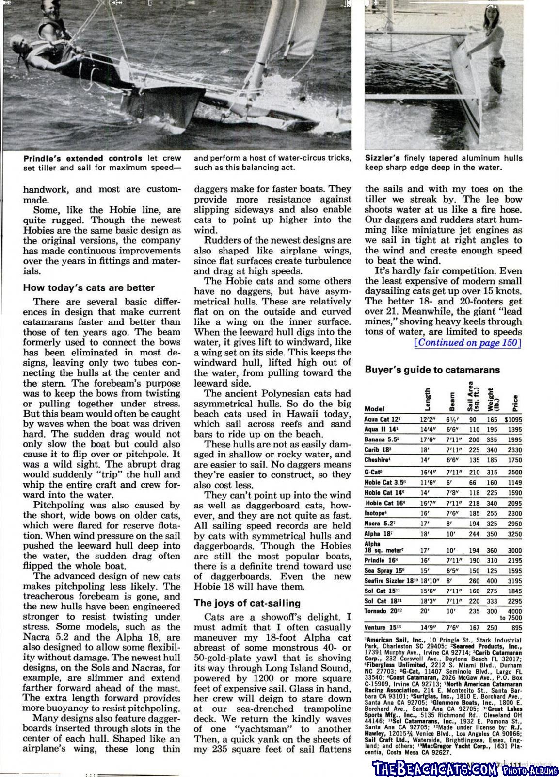 p. 111 How to get started in hot rod sailing