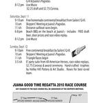 2010 Schedule of Events