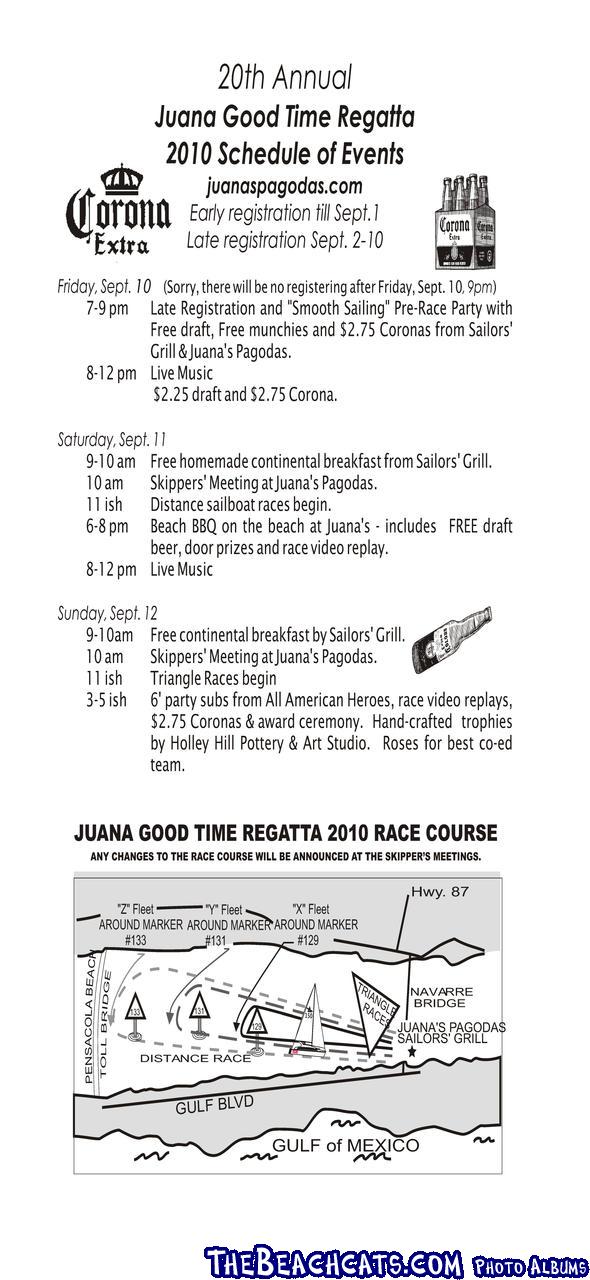 2010 Schedule of Events