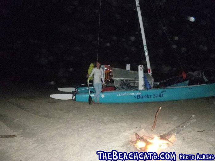 Beached during Harvest Moon Regatta