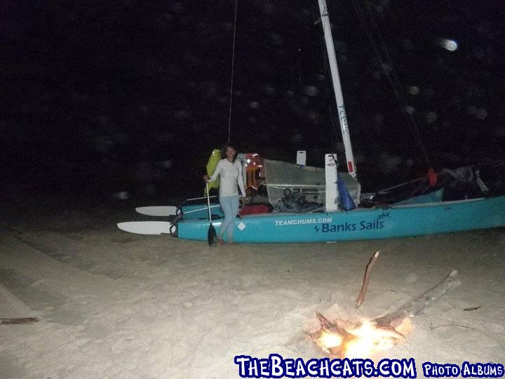 Beached during Harvest Moon Regatta