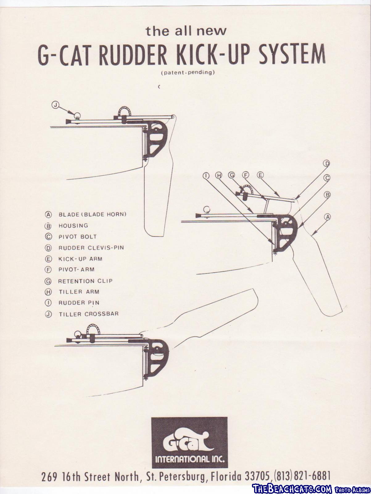 G-Cat patented rudder