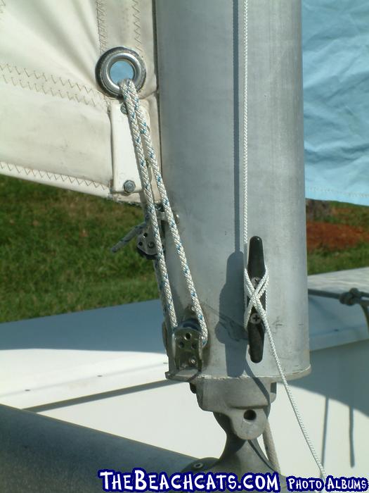 Downhaul close-up