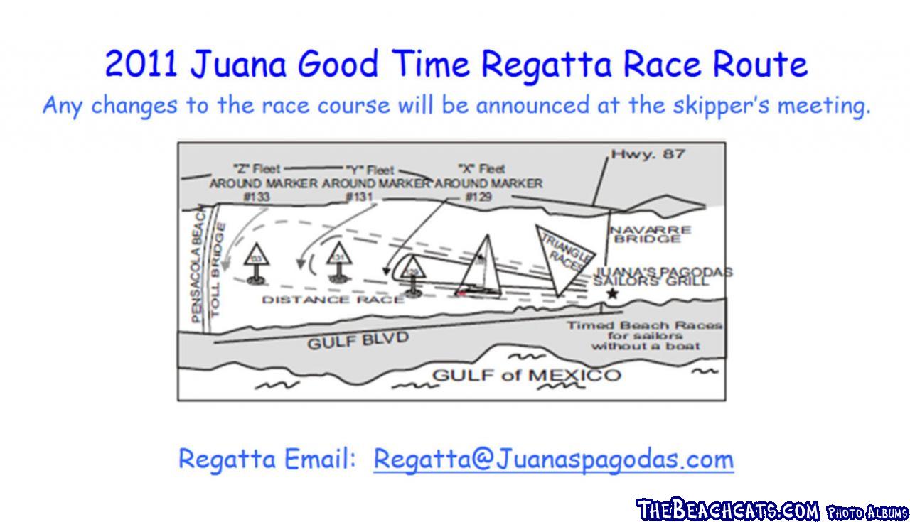 2011 Juana Good Time Regatta Race Route