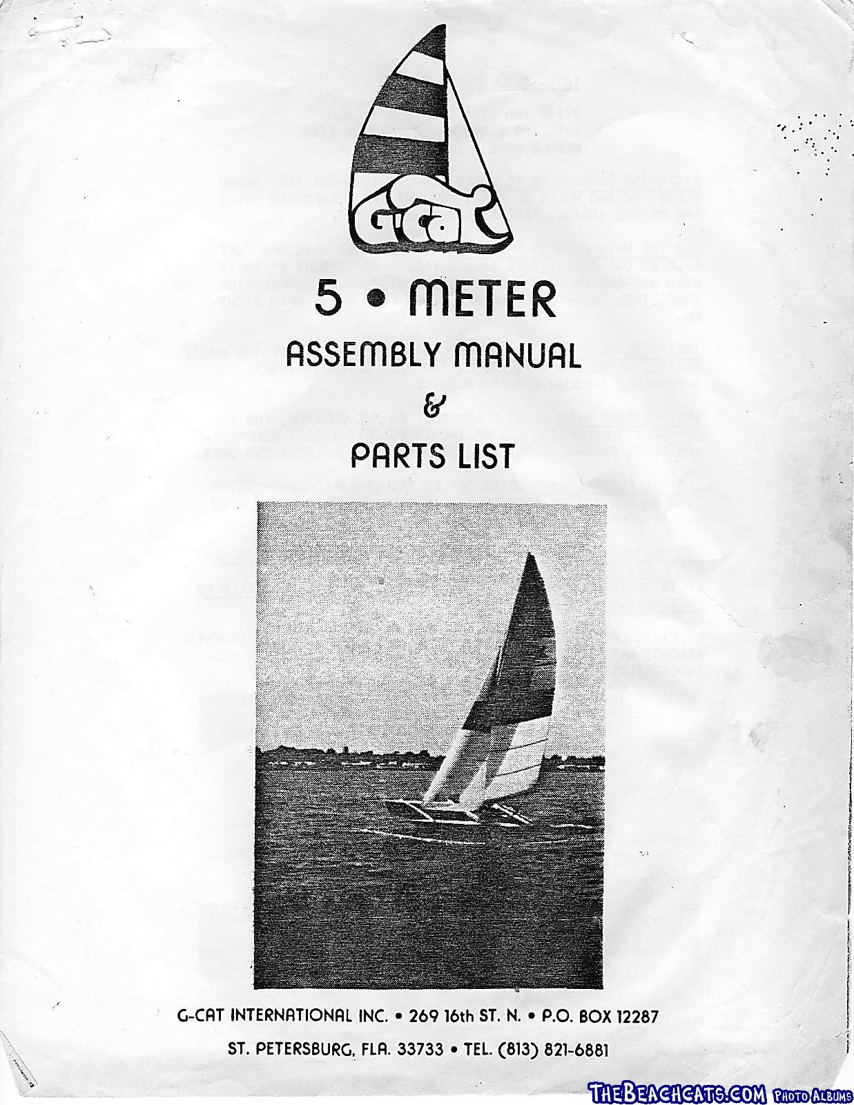 G-Cat 5.0 Manual Cover